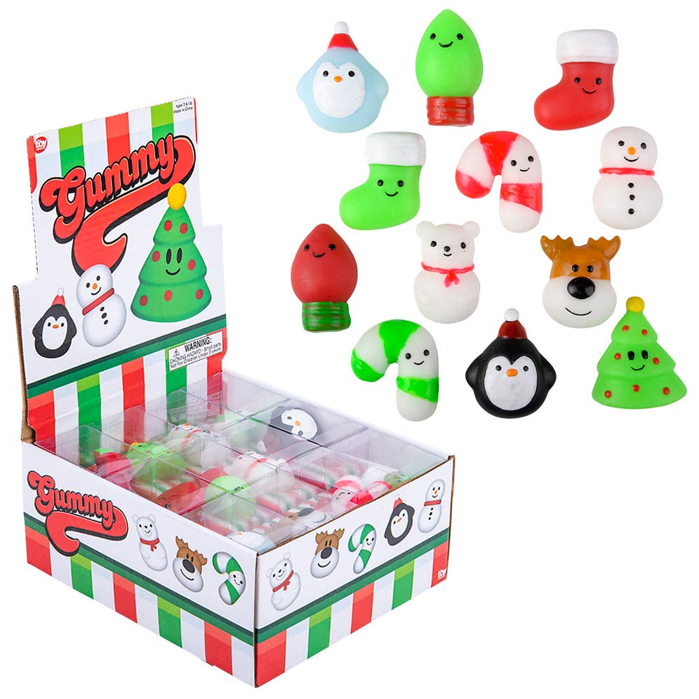 Buy 1.5" GUMMY CHRISTMAS CHARACTERS in Bulk