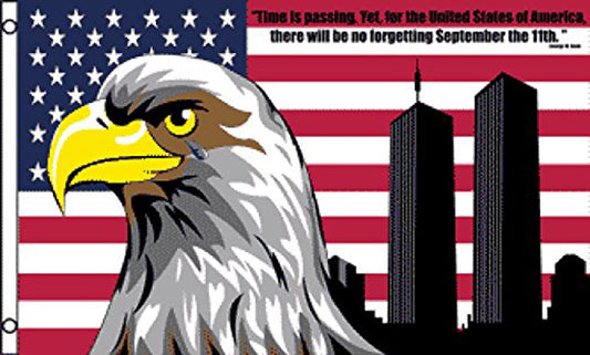 Buy AMERICAN 911 NEVER FORGET EAGLE TOWERS3 X 5 FLAG Bulk Price