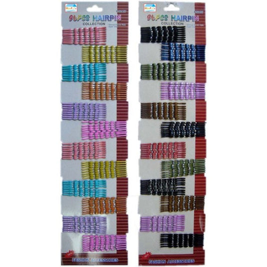 Bulk Buy 96 PC Color Hair Pins