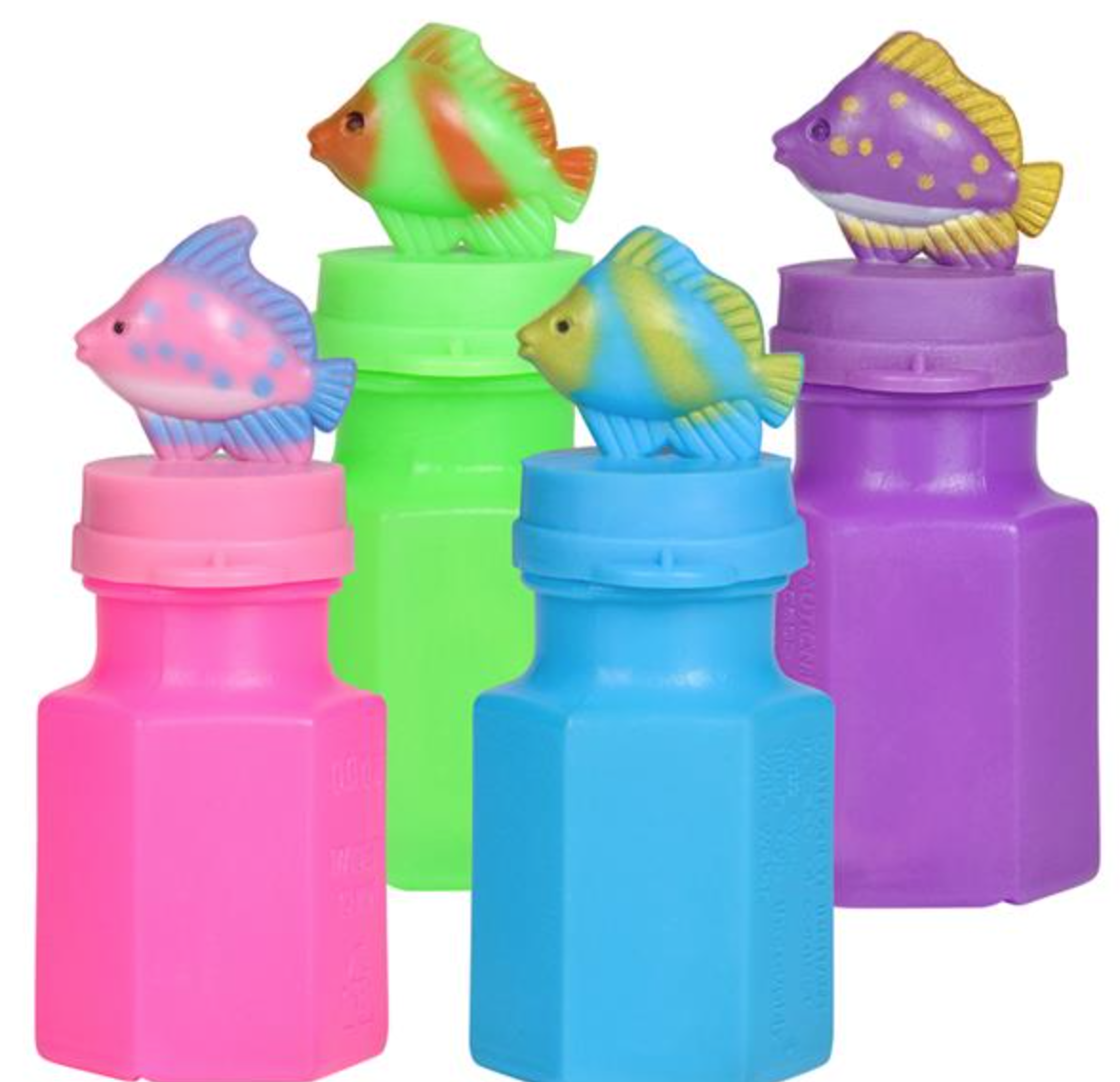 Buy MINI TROPICAL FISH BUBBLE BOTTLE 0.6OZ 3" in Bulk