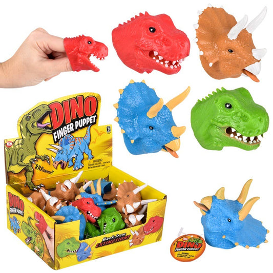 Buy 2" Stretchy Dinosaur Finger Puppet in Bulk