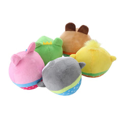 Cute Animal Shape Bite Grind Interactive Plush Dog Toy - Perfect for Playtime and Dental Care