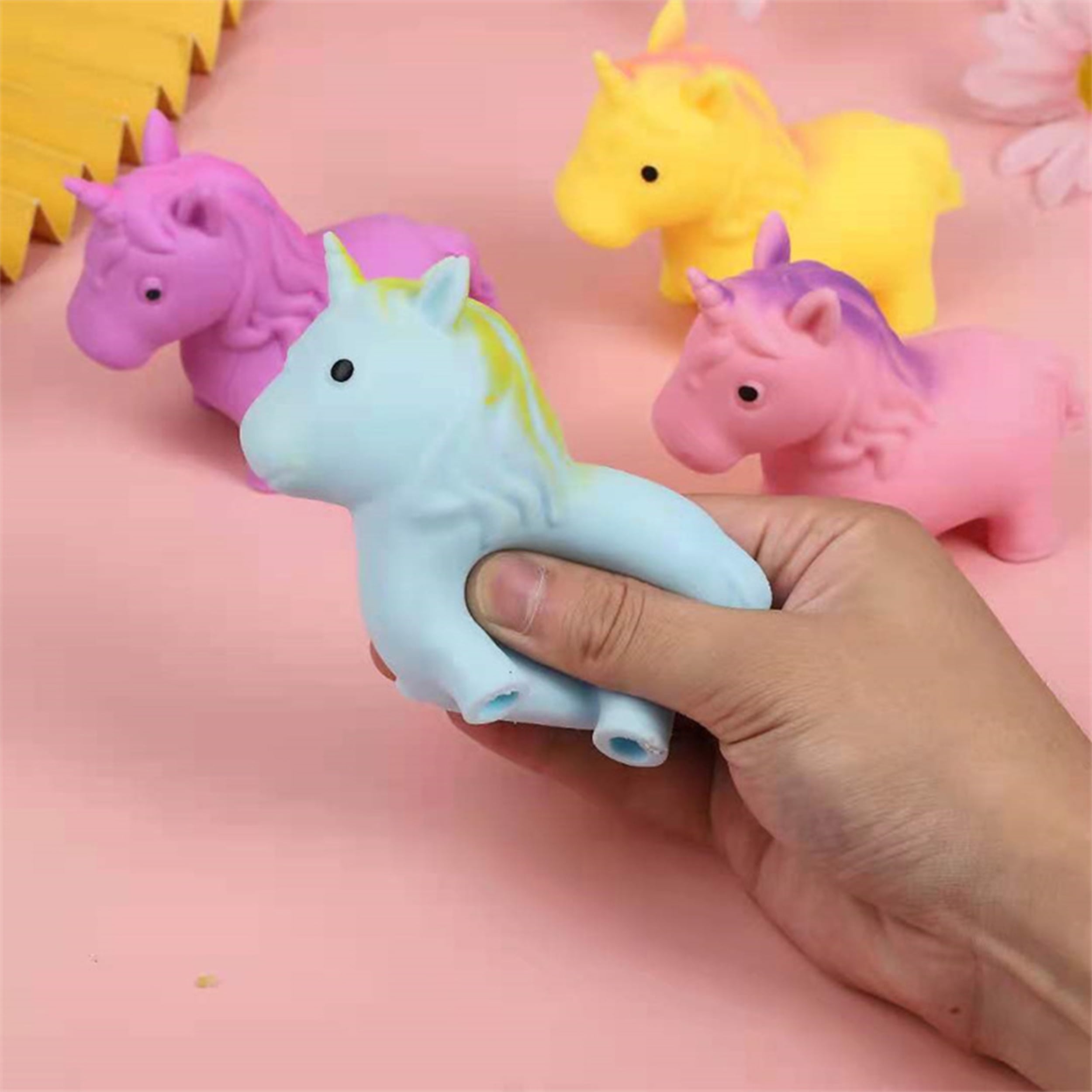  Unicorn Shaped Squishy Toy 