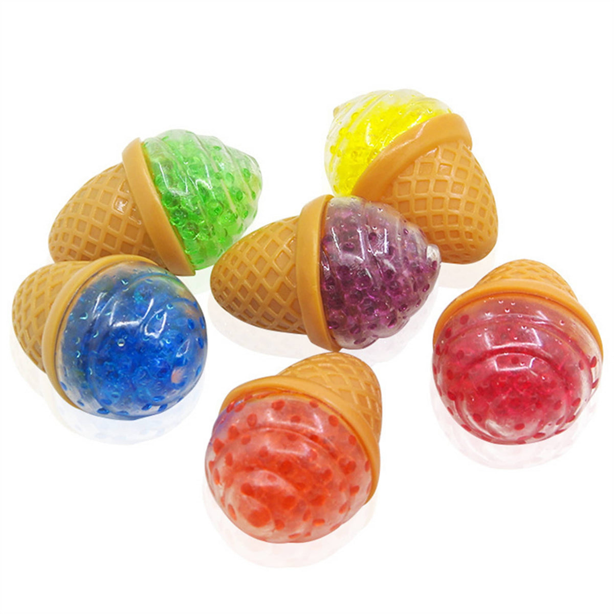 Water Beads Ice cream cone squishy fidget Toys