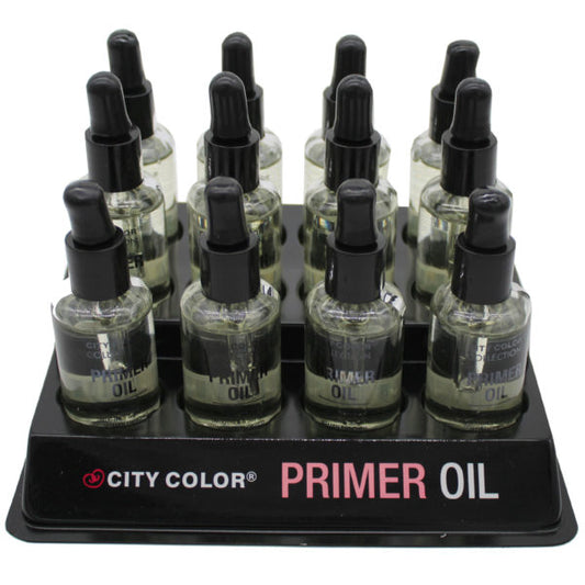 City Color Collection Skin Primer Oil in Countertop Display