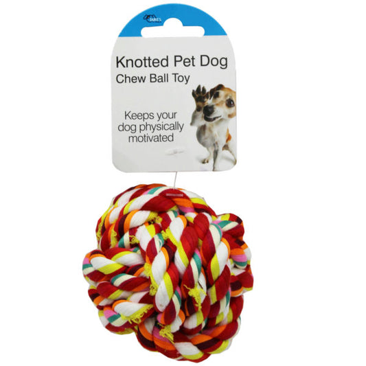 Knotted Pet Dog Chew Ball Toy
