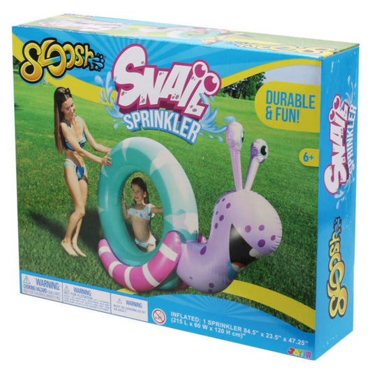 sloosh inflatable snail sprinkler