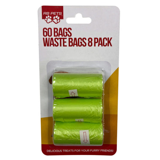 RB Pets 60 Count Waste Bags