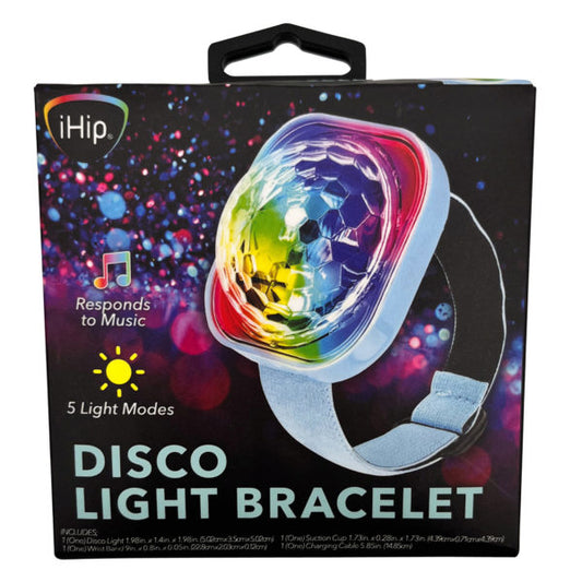 iHip Rechargeable RGB Disco Light Projector Bracelet