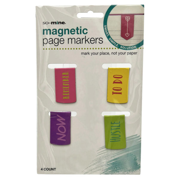 Magnetic Page Markers