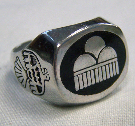 Wholesale RAIN CLOUDS THUNDERBIRD STYLE BIKER RING (Sold by the piece)