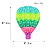 Hot air balloon pop it fidget toys