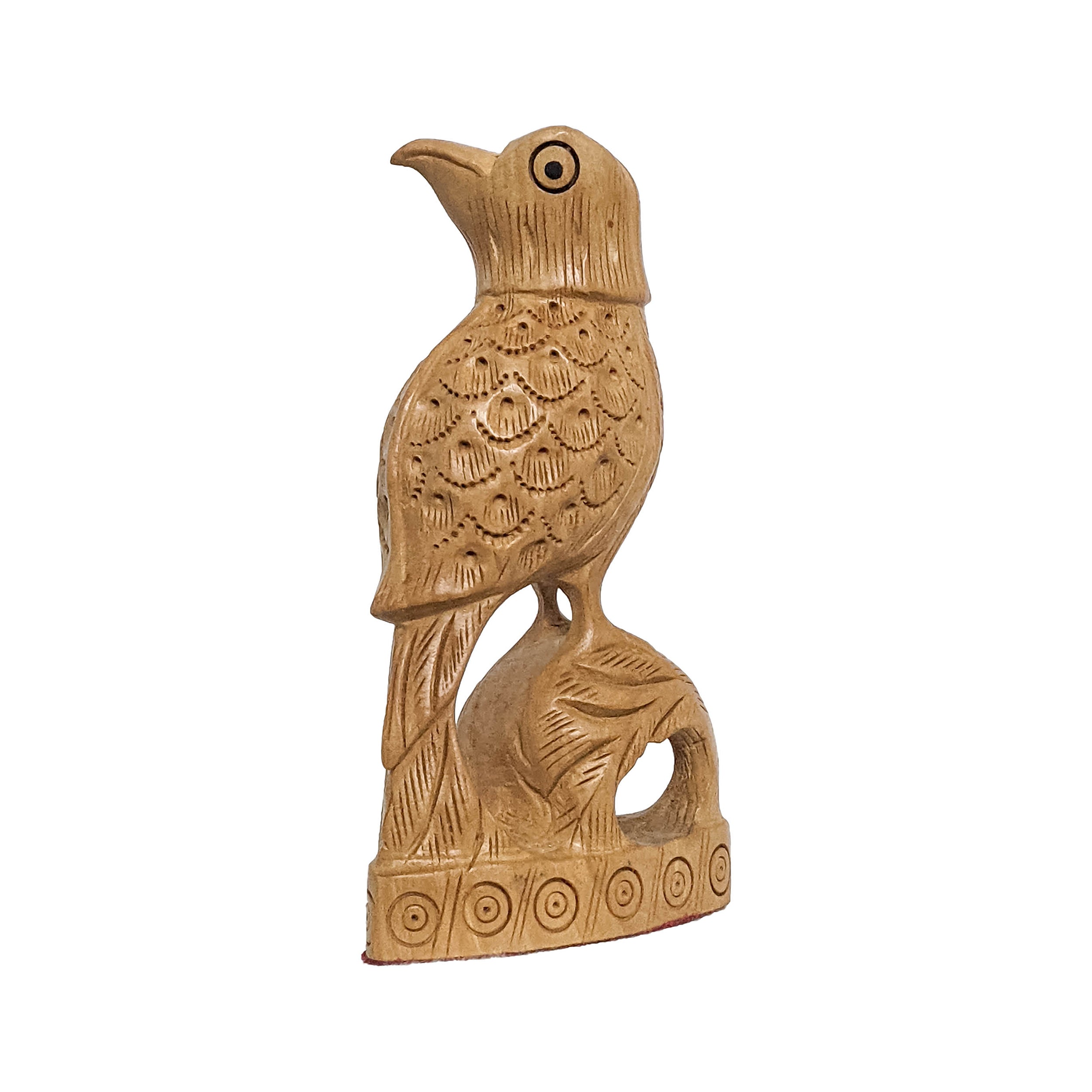 Wooden Bird Sculptures for Home Decor
