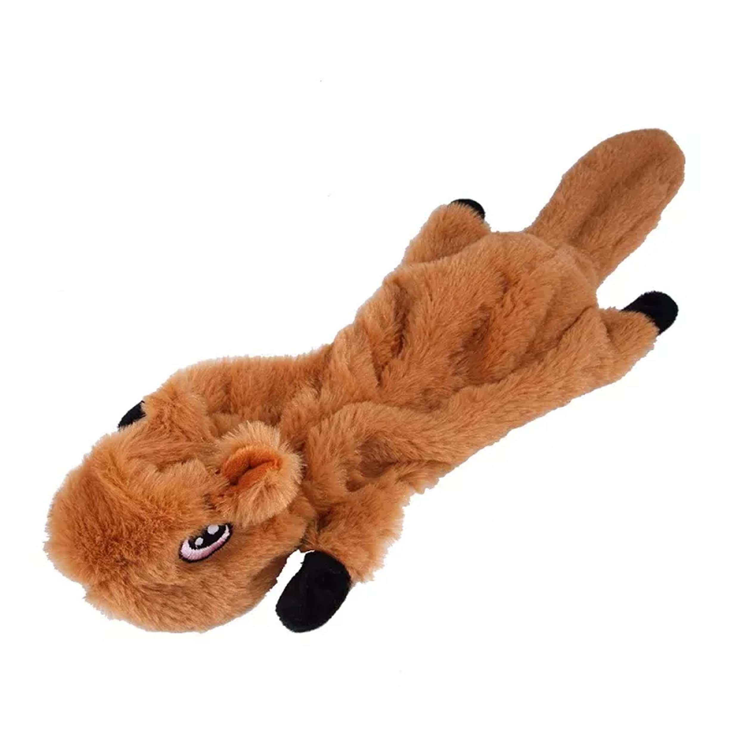 Animals Plush Dog Chew Toys With No Stuffing
