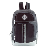 Buy 18" Deluxe Wholesale Backpack in Black- Bulk Case of 24