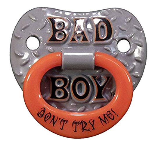 Buy BAD BOY TODDLER PACIFIER ( sold bythe piece * CLOSEOUT NOW $1.50 EABulk Price