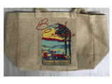 Wholesale BRITISH COLUMBIA  MARIJUANA BURLAP TOTE BAG