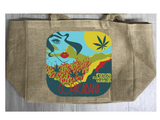 Wholesale COPACABANA MARIJUANA BURLAP TOTE BAG