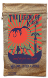 Wholesale LEGEND OF KUSH MARIJUANA BURLAP BAG