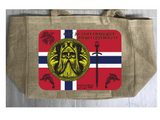 Wholesale NORSEMEN BURLAP TOTE BAG