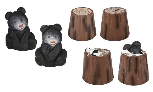 Buy HATCHING GROWING BLACK BEAR IN TREE STUMP (sold by piece or dozen)Bulk Price