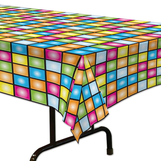 Party Disco Table Cover- 54" x 108"(Sold by 1pcs=$9.10)