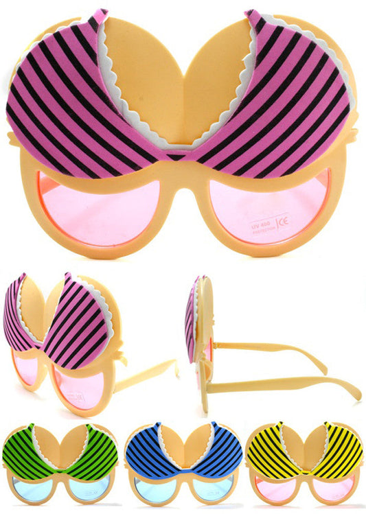 Wholesale BIKINI TOP PARTY GLASSES (Sold by the piece or dozen )- *- CLOSEOUT NOW $ 0.75
