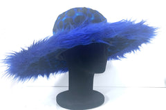 Wholesale FLAMING FUZZY WIDE RIM PARTY PLUSH HAT (Sold by the piece BY COLOR )