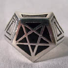 Wholesale PENTAGRAM BIKER RING (Sold by the piece)