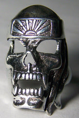 Wholesale KAMIKAZE NINJA SKULL DELUXE BIKER RING  (Sold by the piece) *