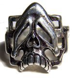 Wholesale MELTING SKULL HEAD BIKER RING (Sold by the piece) * *-  CLOSEOUT AS LOW AS $ 2.95 EA