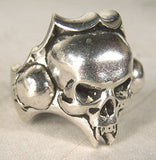 Wholesale SKULL HEAD BIKER RING (Sold by the piece)