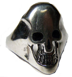 Wholesale SKULL HEAD BLACK INLYED EYES BIKER RING (Sold by the piece)