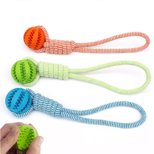 Braided Rope Ball Pet Toy Molar Teeth Cleaning Training Tool Dog Toy