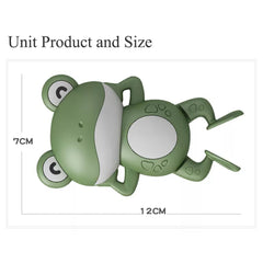 Wind Up Swimming Frog Baby Bath Toy