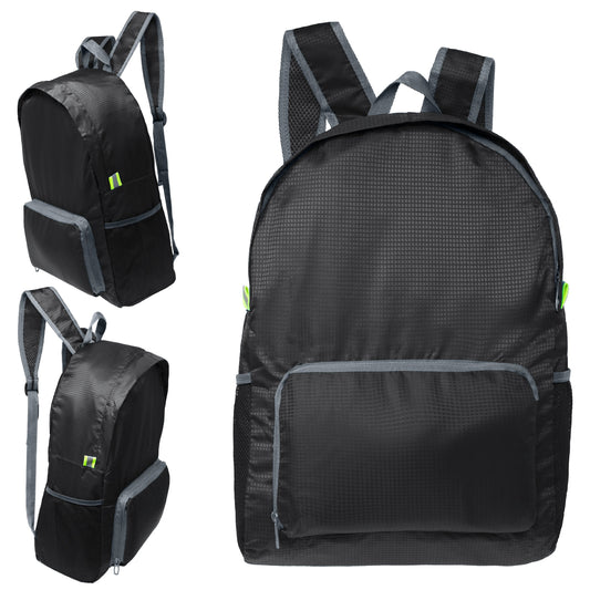Buy Wholesale Foldable Lightweight Waterproof Travel Backpack - Case of 50 Bookbags