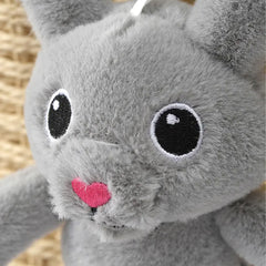 Rabbit Shape Stretchable Ear Soft Stuffed Plush Keychains