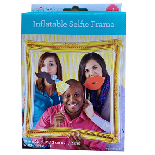 Gold Inflatable Selfie Frame