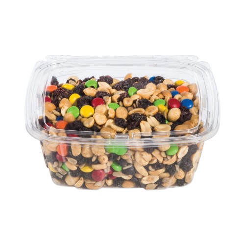 32 oz PET Container with Flat Lid - Clear