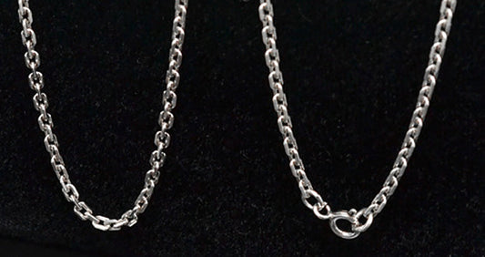 Buy DELUXE STAINLESS STEEL SILVER24 INCH ROLO LINK CHAIN NECKLACE ( sold by the piece or dozen Bulk Price