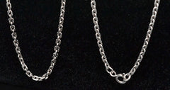 Buy DELUXE STAINLESS STEEL SILVER24 INCH ROLO LINK CHAIN NECKLACE ( sold by the piece or dozen Bulk Price