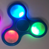 Fidget Spinner Toy With Colorful Flashing Lights -Assorted