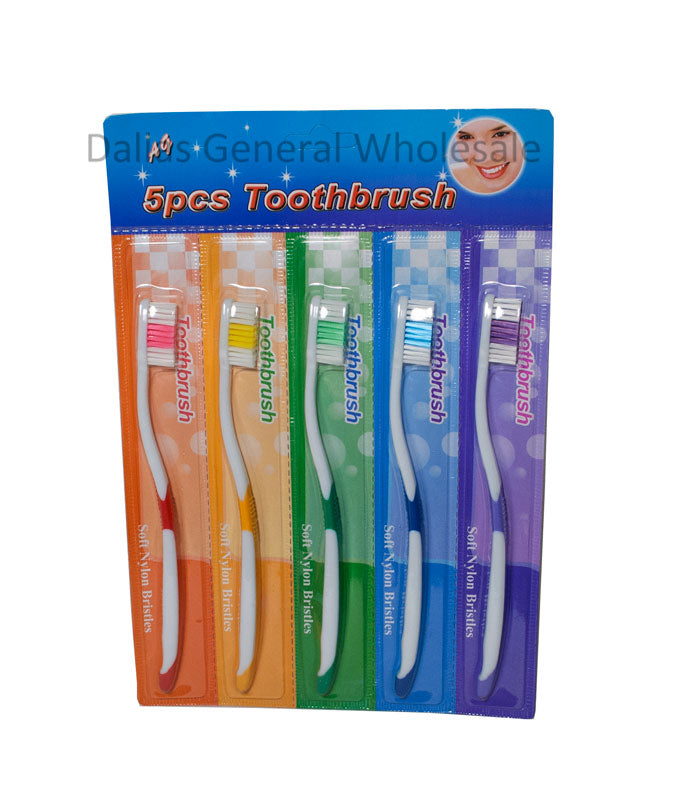 5 PC Soft Toothbrushes Wholesale MOQ 1
