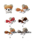 Cute Plushy Bling Bling Husky Keychains Wholesale MOQ 12