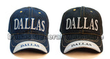 Bulk Buy "DALLAS" Adults Casual Denim Caps Wholesale