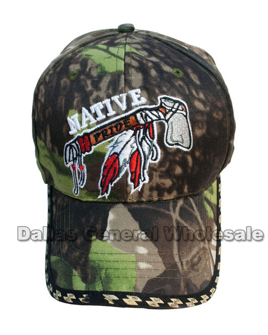 "Native Pride" Camouflage Casual Caps Wholesale