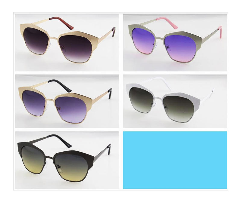 Bulk Buy Trendy Mirror Lenses Sunglasses Wholesale