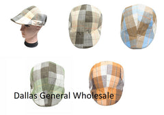 Summer Plaid Newsboy Caps Wholesale