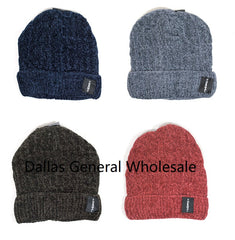 Men Trendy Fleece Thermal Beanie Caps Wholesale MOQ -12pcs