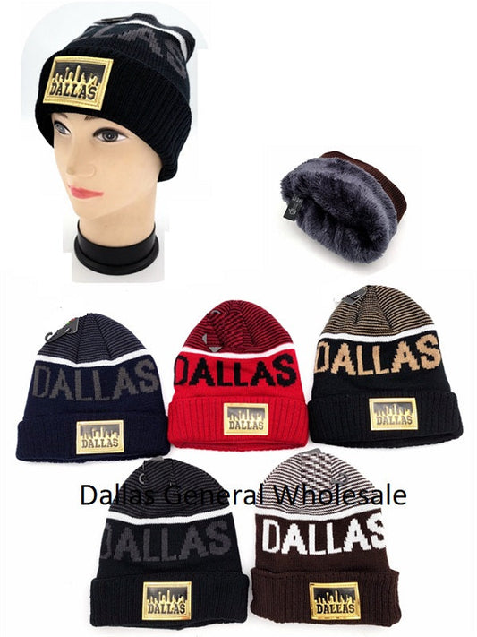 Dallas Winter Beanies Hats Wholesale MOQ 12